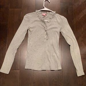 {Lilly Pulitzer} ruffled long sleeve